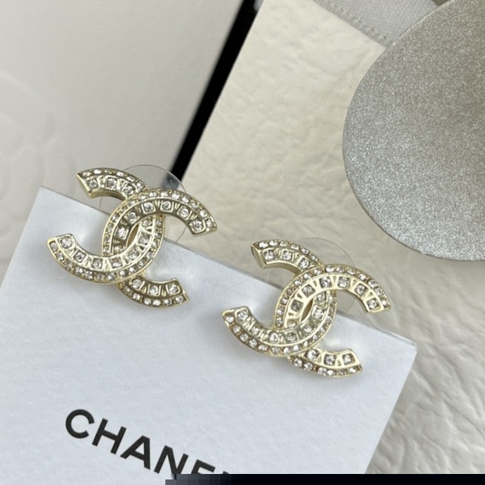 Ch*el earrings